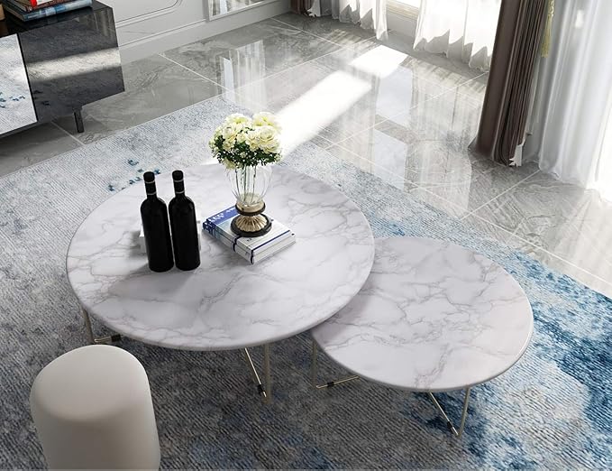 Art3d 17.7" W x 78.7" L Contact Paper Grey Marble