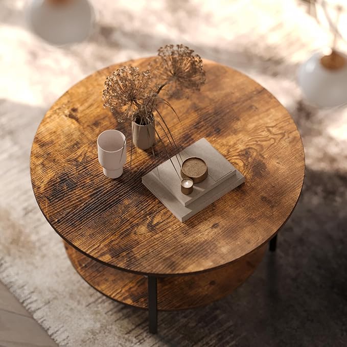 FABATO Round Lift Top Coffee Table