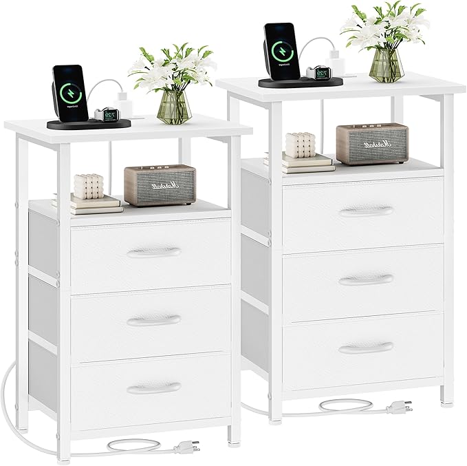 Vagusicc Nightstand Set of 2