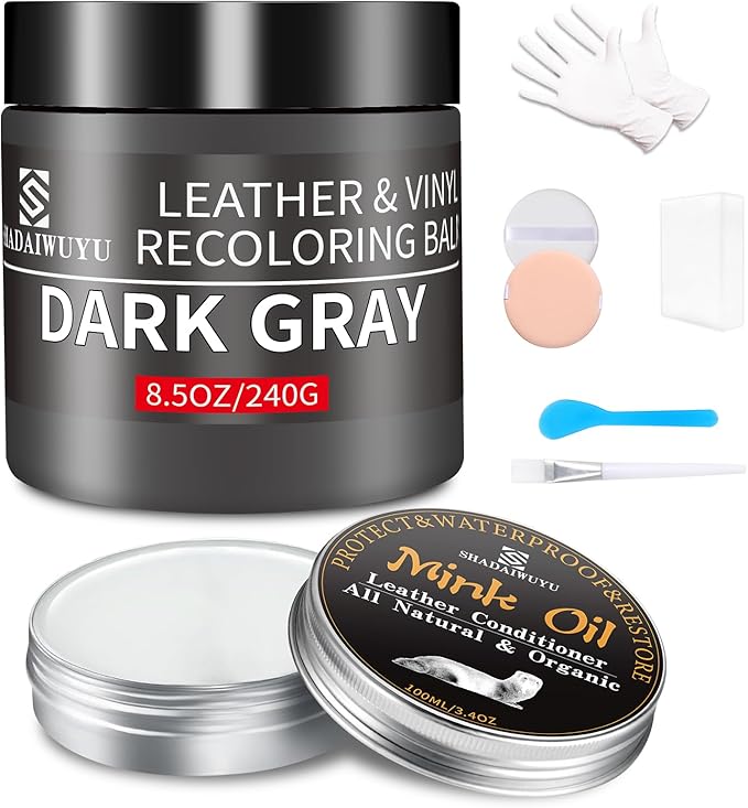 SHADAIWUYU 8.5oz Leather Recoloring Balm