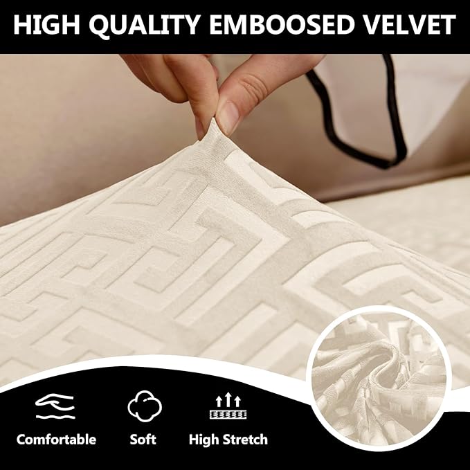 UNBBRRL Stretch Couch Seat Cushion Cover