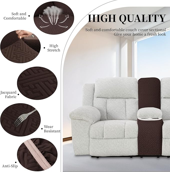 100% Waterproof Sectional Recliner Couch Covers
