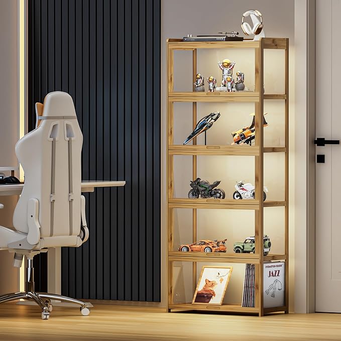 MoNiBloom 67.5" Curio Display Cabinet