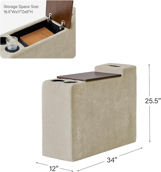EcoHarbor Living Modular Sofa Center Console