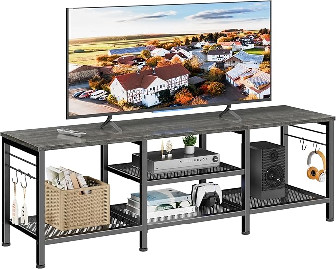 Furologee TV Stand for TVs up to 65 Inch, Entertainment Center