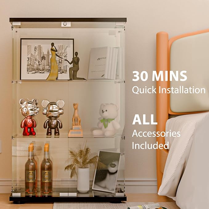 FANYUSHOW Glass Display Cabinet