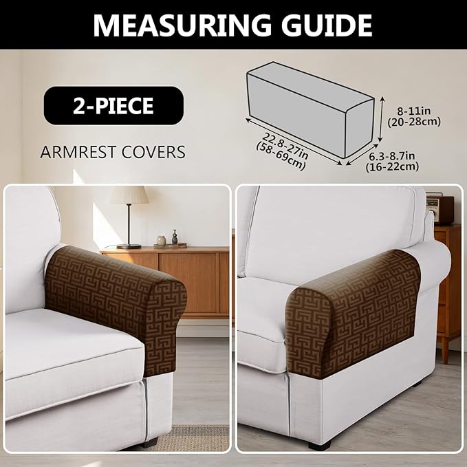 UNBBRRL Stretch Couch Armrest Covers
