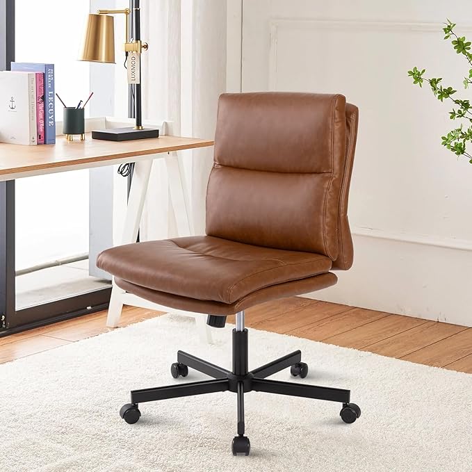 LUCKWIND Armless Office Desk Chair
