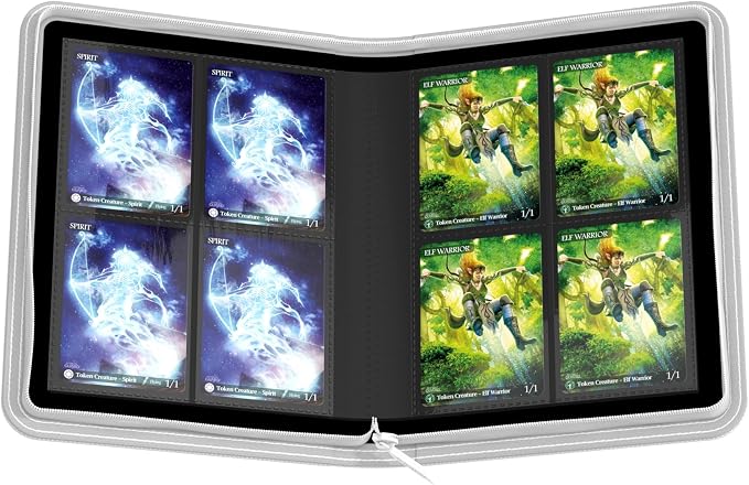 Ultimate Guard Zipfolio 160 - 8 Pocket Xenoskin White Display Album