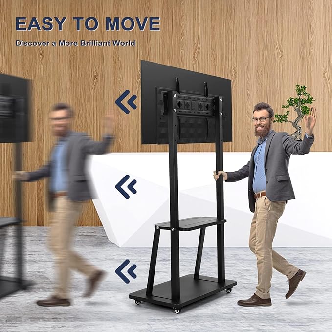 Maiproo Rolling TV Stand with Wheels