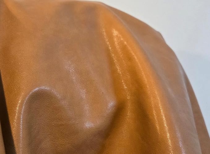 NAT Leathers™ | Wheat Camel Vegetable Tanned Tan Soft Faux Vegan Leather PU | 1