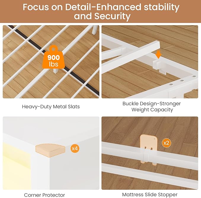 DICTAC Full Corner Bed Frame