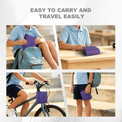 1 Pocket Toploader Binder Holds 40 Cards with 20 Sleeves Collectible Trading Card Album, for 3x4 Toploaders Hard Cases for TCG, MTG, Sports, Baseball, Football, Small Sports Card Book (1Purple)