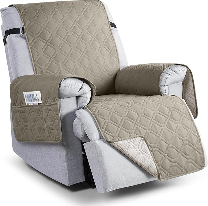 VANSOFY 100% Waterproof Recliner Chair Covers, Recliner Cover Non-Slip Dog
