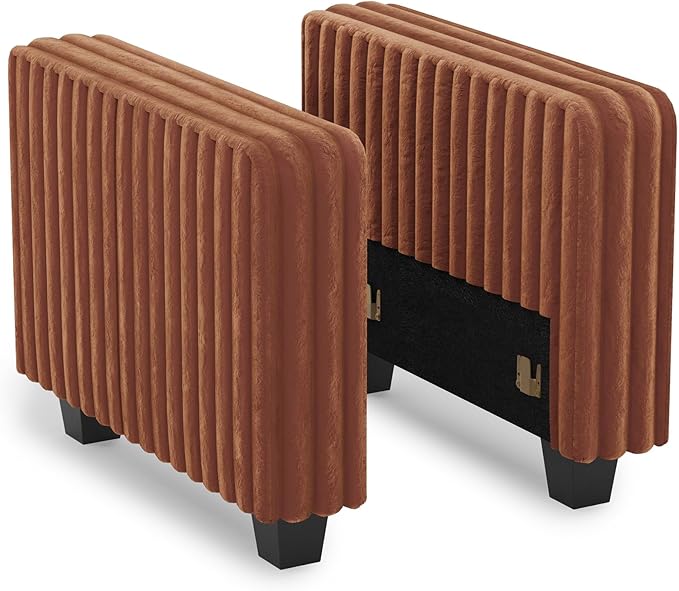 Belffin Plush Corduroy Modular Sectional Sofa Armrest Part Module