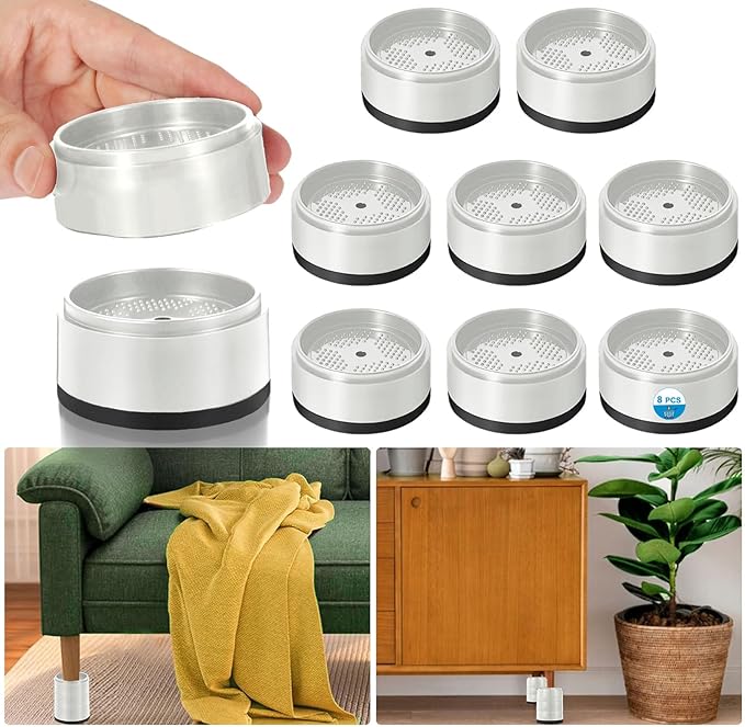 Bed Risers 1 inch, 2 inch, 3 inch, 4 inch Heavy Duty, Adjustable Furniture Riser