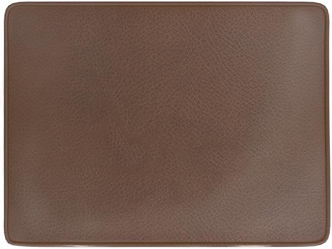 HomePop - Dinah 24" Storage Ottoman- Brown Faux Leather