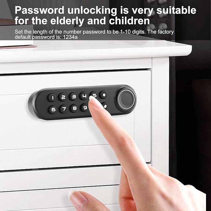 Fingerprint Cabinet Lock, Smart Biometric Password Lock