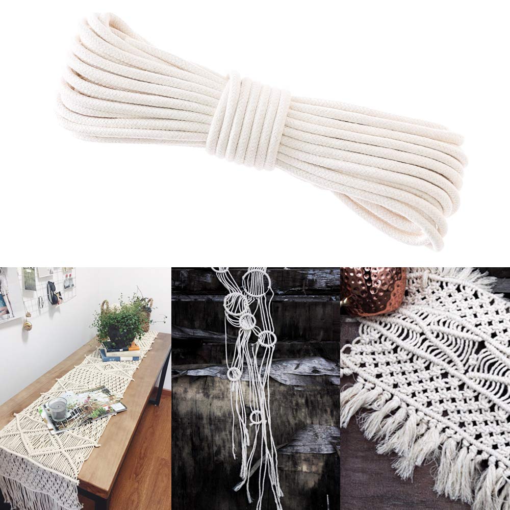 Self Watering Wick Cord, Sonku 80 Feet Nylon String Rope for Self-Watering Planter Pot DIY Automatic Watering Device System Potted Plant Sitter Auto Drip Irrigation Waterer