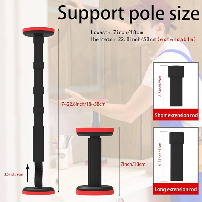 Cabinet Jacks for Installing Cabinets, Adjustable Support Pole Furniture Small