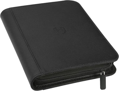 Card Binder 16 Pocket with Zipper, 1024 Pockets Trading Card Holder Book, Premium PU Cover Zip Folder Binder, Side Loading Carrying Case Binder Album for TCG, MTG, Sports Cards, Game Cards