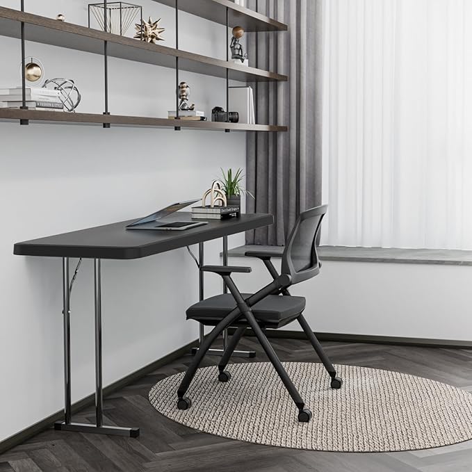 VINGLI 5 FT Narrow Folding Table, Home Work