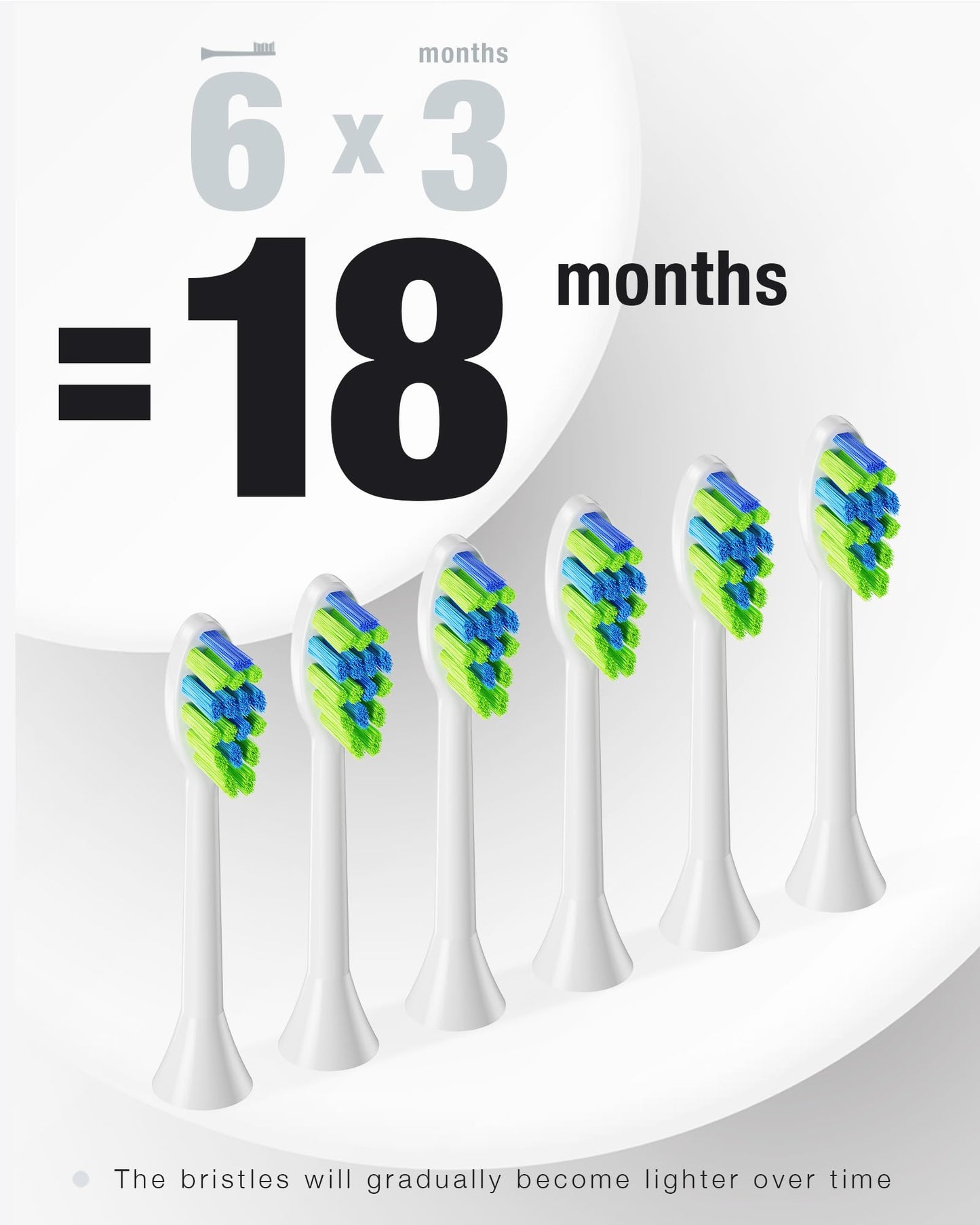 7AM2M Sonic Electric Toothbrush with 6 Brush Heads for Adults&Kids, One Charge for 120 Days, Wireless Fast Charge, 5 Modes, 40000VPM Powered Toothbrush, 2 Minutes Built in Smart Timer (Black)