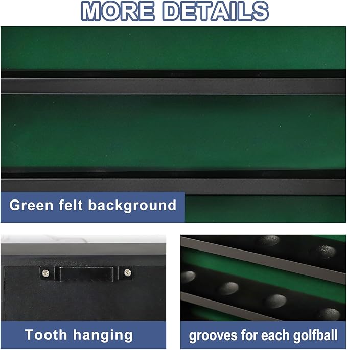 KCRasan 25 Golf Ball Display Case