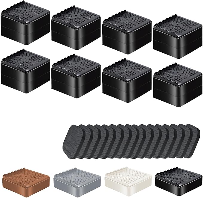 Furniture Risers, 8 Pack Bed Risers