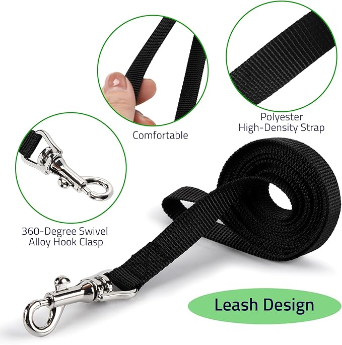 Adjustable Chicken Harness Diaper (5.4ft Leash) – Breathable & Washable Secure Training for Hens, Ducks & Chicks | Outdoor Walking & Discipline Solution,Black
