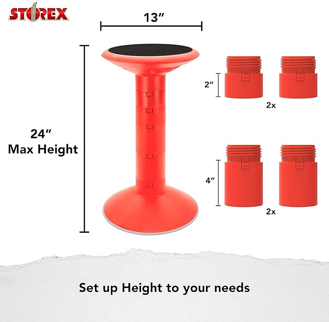 Storex Active Tilt Stool – Ergonomic Seating