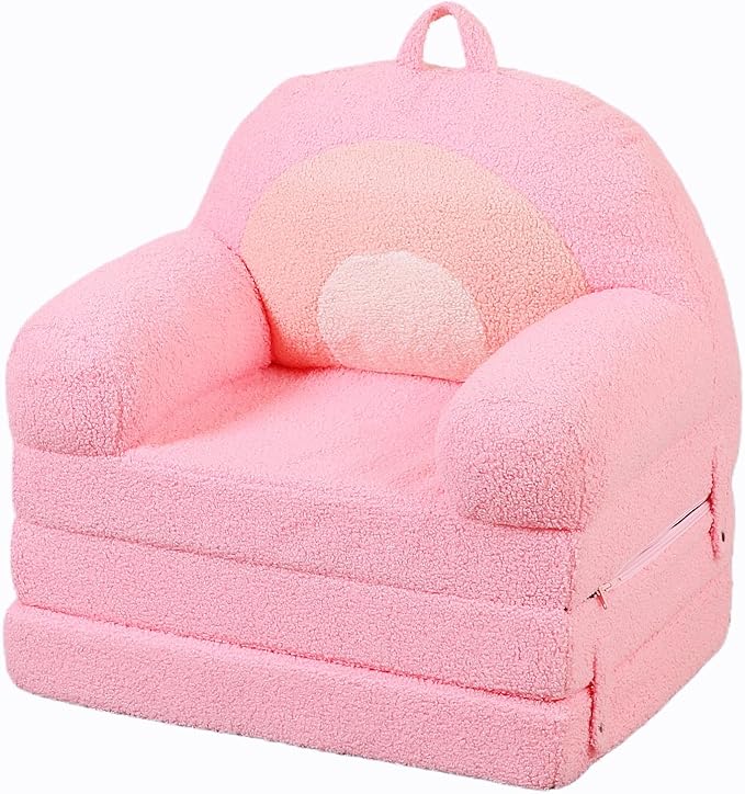 MOMCAYWEX Kids Sofa, Sherpa Couch