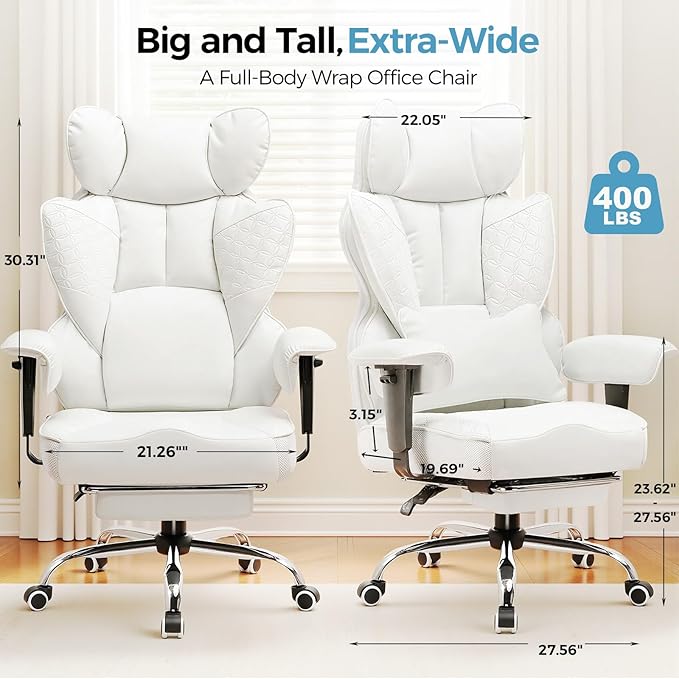 COMHOMA Desk Office Chair Big and Tall Office Chairs Ergonomic Gaming Chairs