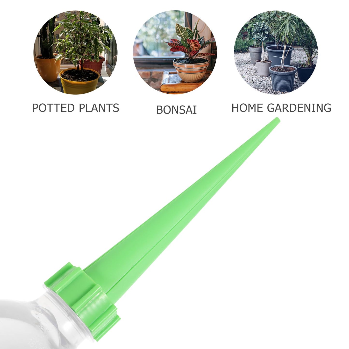 DOITOOL 16Pcs Plant Self Watering Planter Insert Spikes Stakes, Self Watering Spikes Auto Drippers Irrigation Devices, Automatic Waterer for Vacations Outdoor Indoor Potted