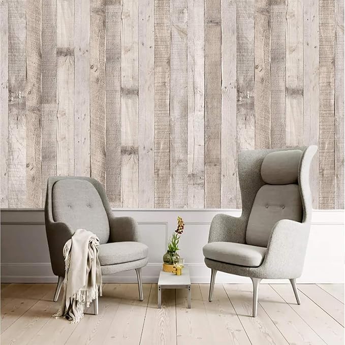 Art3d 15.8" x 120" Tile Sticker Vinyl Wood