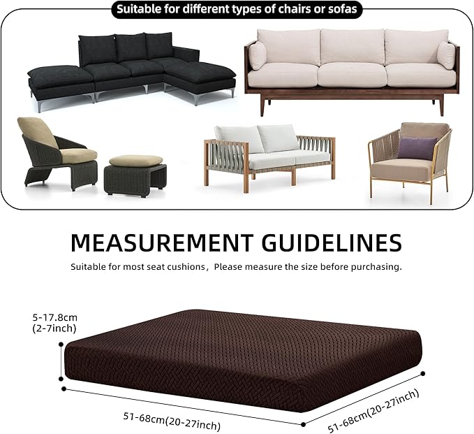 Outdoor Cushion Covers Set, Replacement