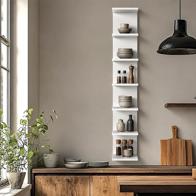 Homaterial 7 Tier Floating Shelf