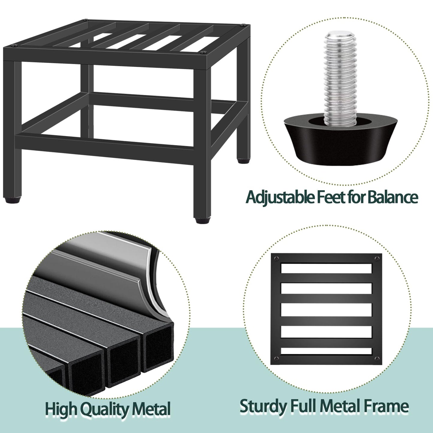 Lilybud--lily Plant Stand Indoor Outdoor, 2 Pcs Heavy Duty Plant Stands Metal Pedestal Stand for Indoor Outdoor, Wrought Iron Flower Stand Display Planter Shelf for Garden Deck Living Room