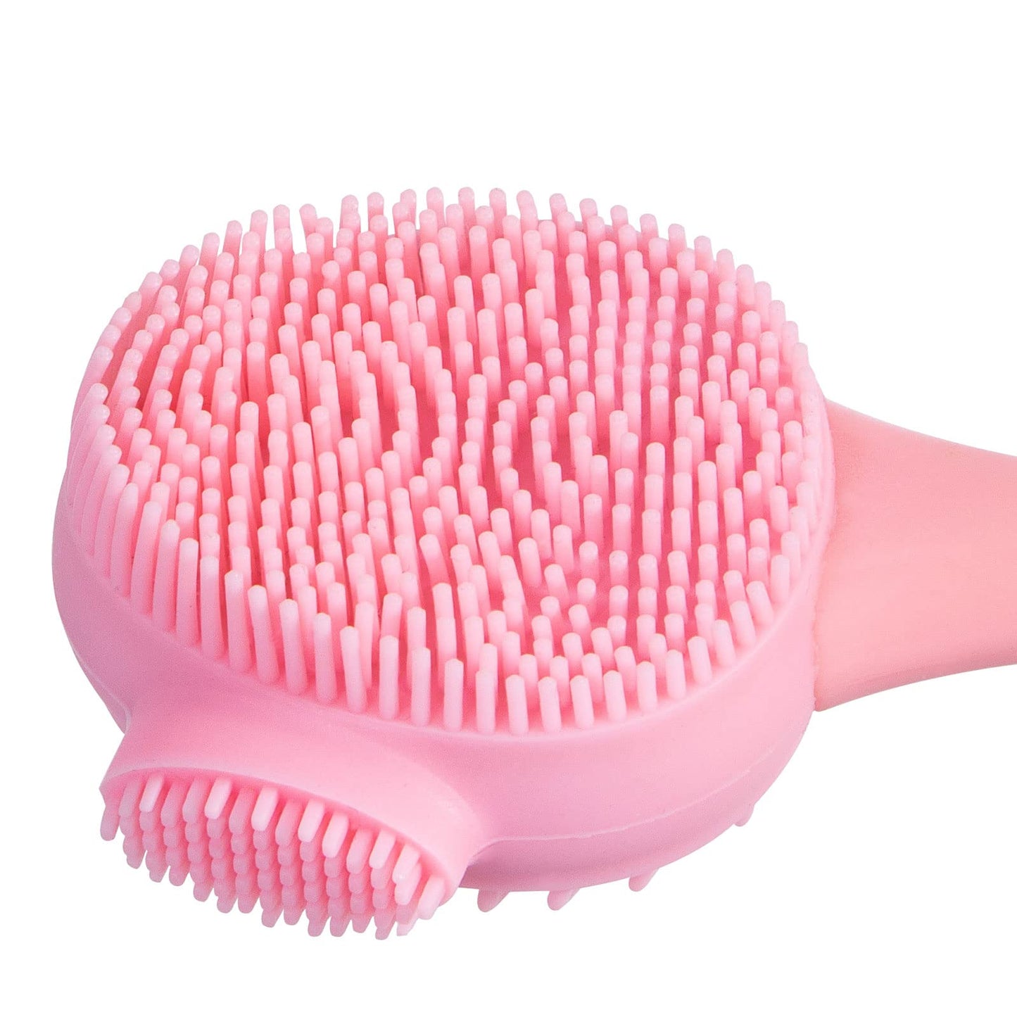 Silicone Facial Cleansing Brush 3 Pack, Beomeen 4 in 1 Handheld Face Scrubber for Deep Gentle Exfoliating, Double-Ended Face Wash Scrub Brush for Face Skincare and Massage (Green)