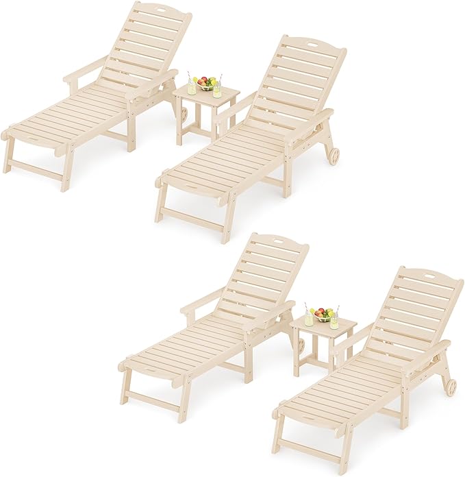 LUE BONA Outdoor Lounge Chair Set