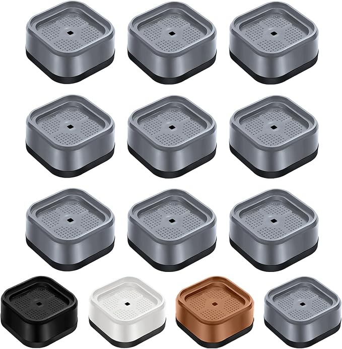 shouwuhho 9 Pack Furniture Risers Adjustable Bed Risers Heavy Duty Lifts Height