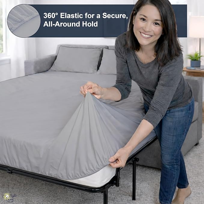 Cottington Lane Sleeper Sofa Sheets Full Size, 4 Piece Premium Quality 100%