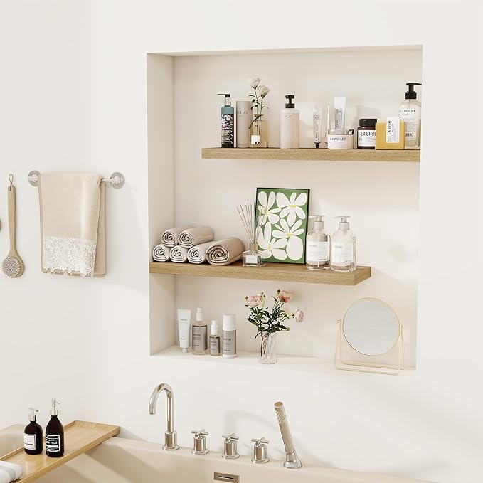 Fun Memories Floating Shelves for Wall, Floating Shelf for Living Room