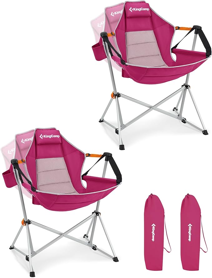 KingCamp Hammock Camping Chair, Swinging Portable Camp Chairs