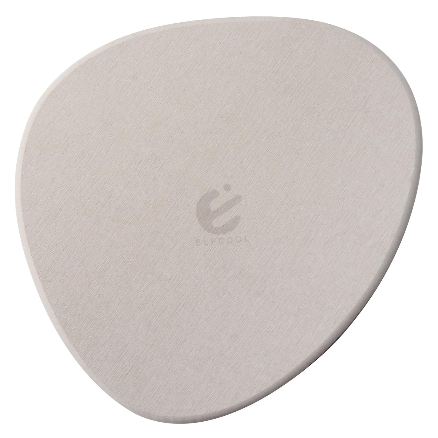 Elfcool Plant Saucer Quick Dry Absorbent Flower Plant Pot Saucer Dirp Tray Diatomaceous Earth Plant Mat for Indoor Outdoor Plants (12''-Off White-1pack)