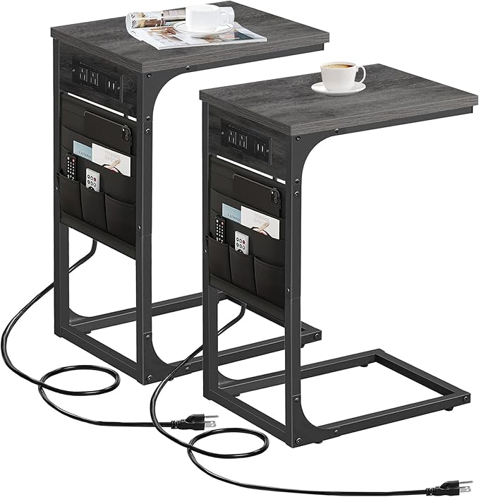 TUTOTAK C Shaped End Table