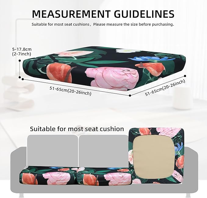 Outdoor Cushion Covers Set, Replacement