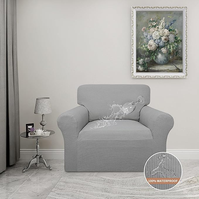 Easy-Going 100% Waterproof Chair Couch Cover, Dual Waterproof Sofa Cover