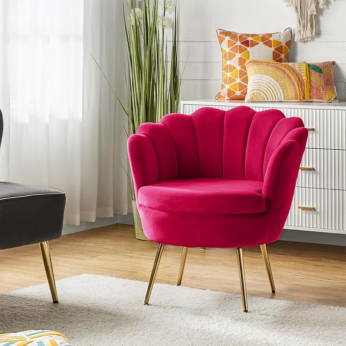 HULALA HOME Modern Velvet Accent Chair