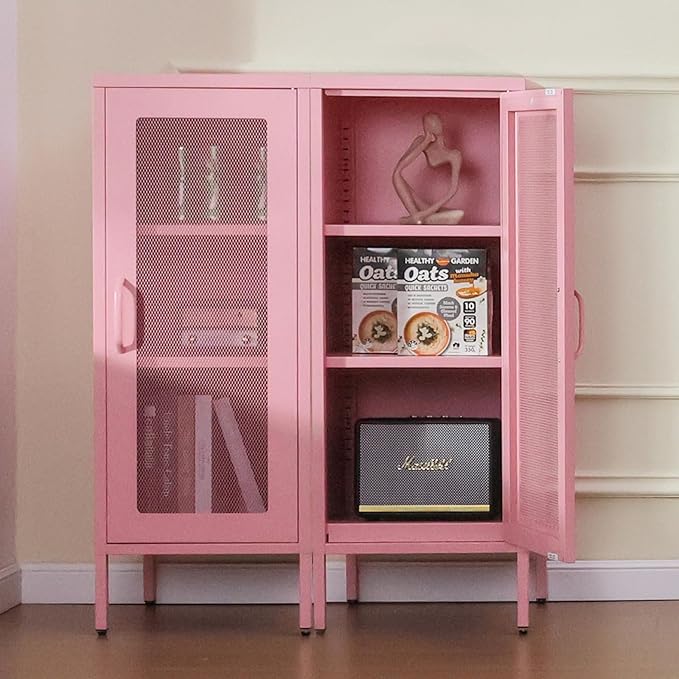 Slim Metal Storage Cabinet